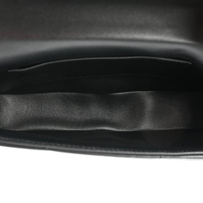 Celine Goatskin Matelasse Chain Shoulder Bag Black 5 of 8