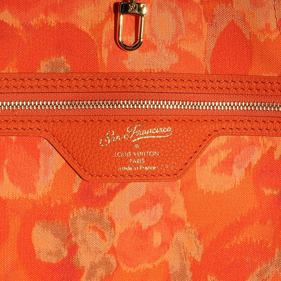 Louis Vuitton Monogram Articles de Voyage Ikat San Francisco LV Cup Neverfull GM Orange 6 of 7