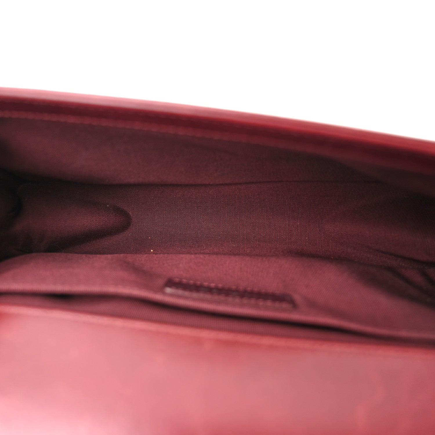 Chanel Glazed Calfskin Quilted Medium Boy Chained Flap Bordeaux 5 of 11