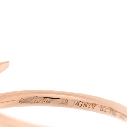 Cartier 18K Pink Gold Small Juste Un Clou Ring 49 5 4 of 5