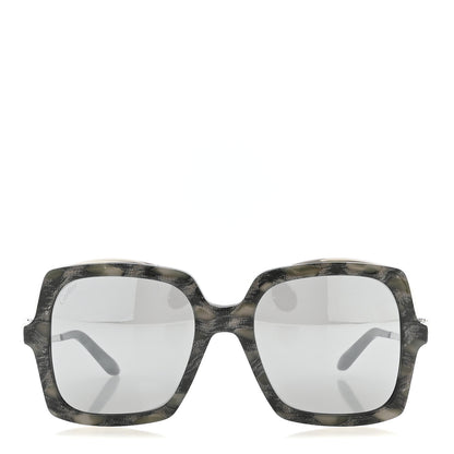 Cartier Metal Panthère de Cartier Square Sunglasses Grey 2 of 9