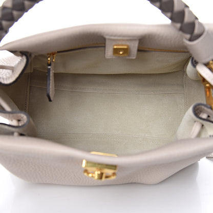 Mulberry Heavy Grain Small Iris Tote Chalk 6 of 9