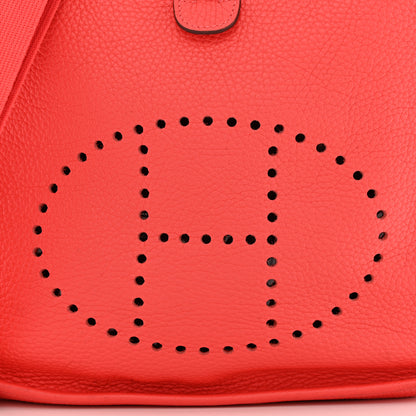 Hermes Taurillon Clemence Evelyne III PM Rose Jaipur 8 of 12