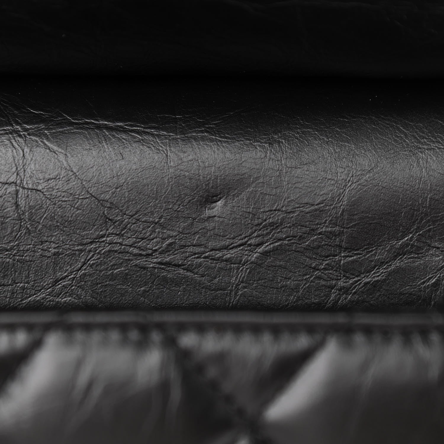 Chanel Aged Calfskin Quilted 2.55 Reissue Mini Hanger Flap Black 11 of 13