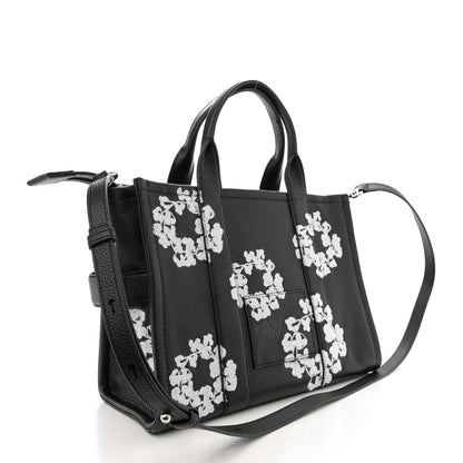 Marc Jacobs x Denim Tears Grained Calfskin Medium The Tote Bag Black 3 of 10