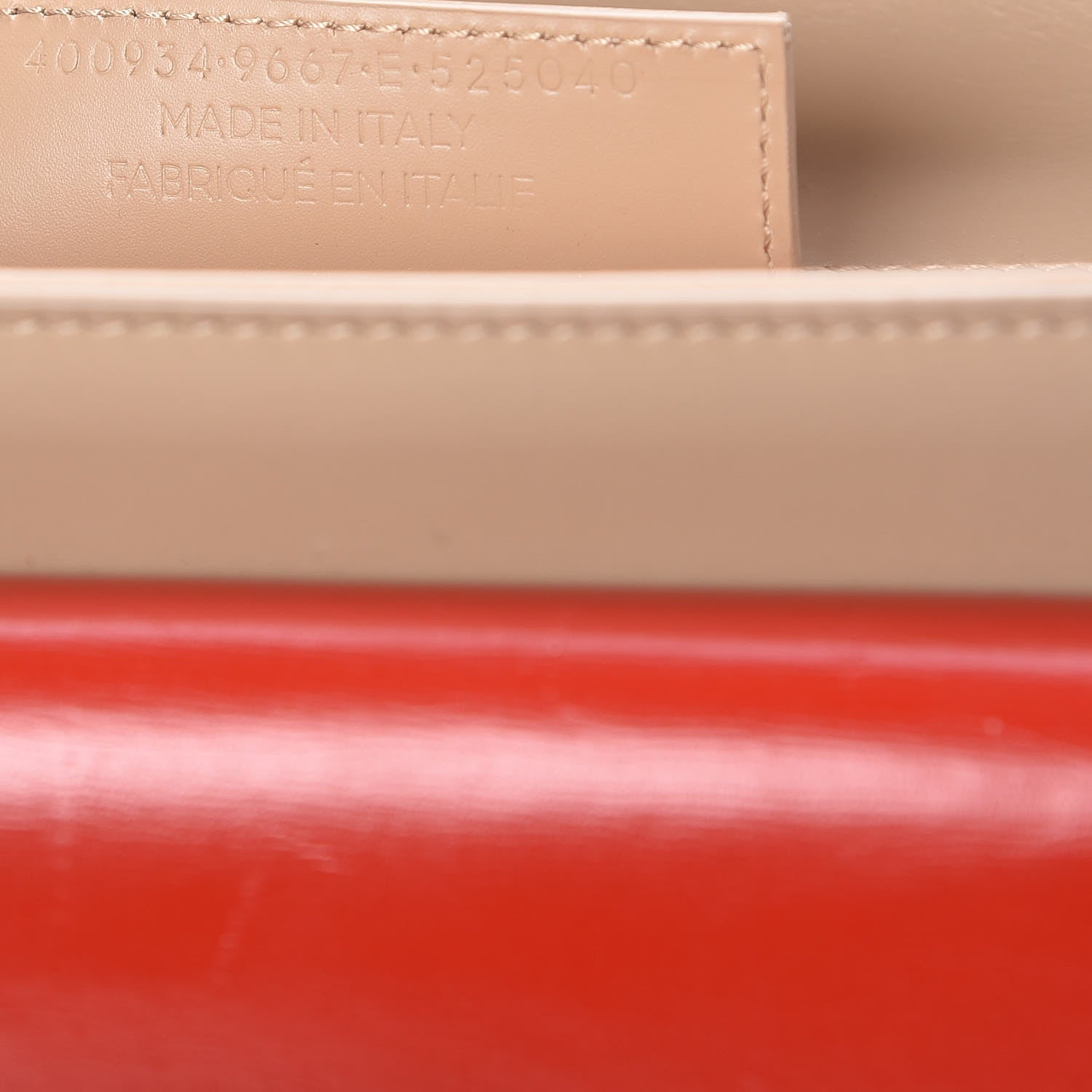Balenciaga Calfskin Bal58 Shoulder Bag Red 8 of 18