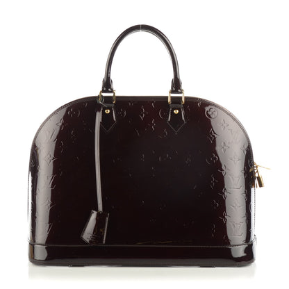 Louis Vuitton Vernis Alma GM Amarante 1 of 7