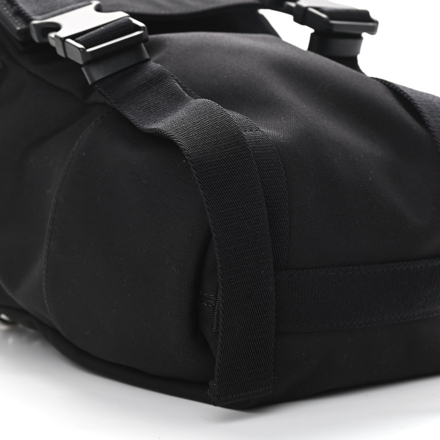 Canvas VLTN Print Crossbody Black