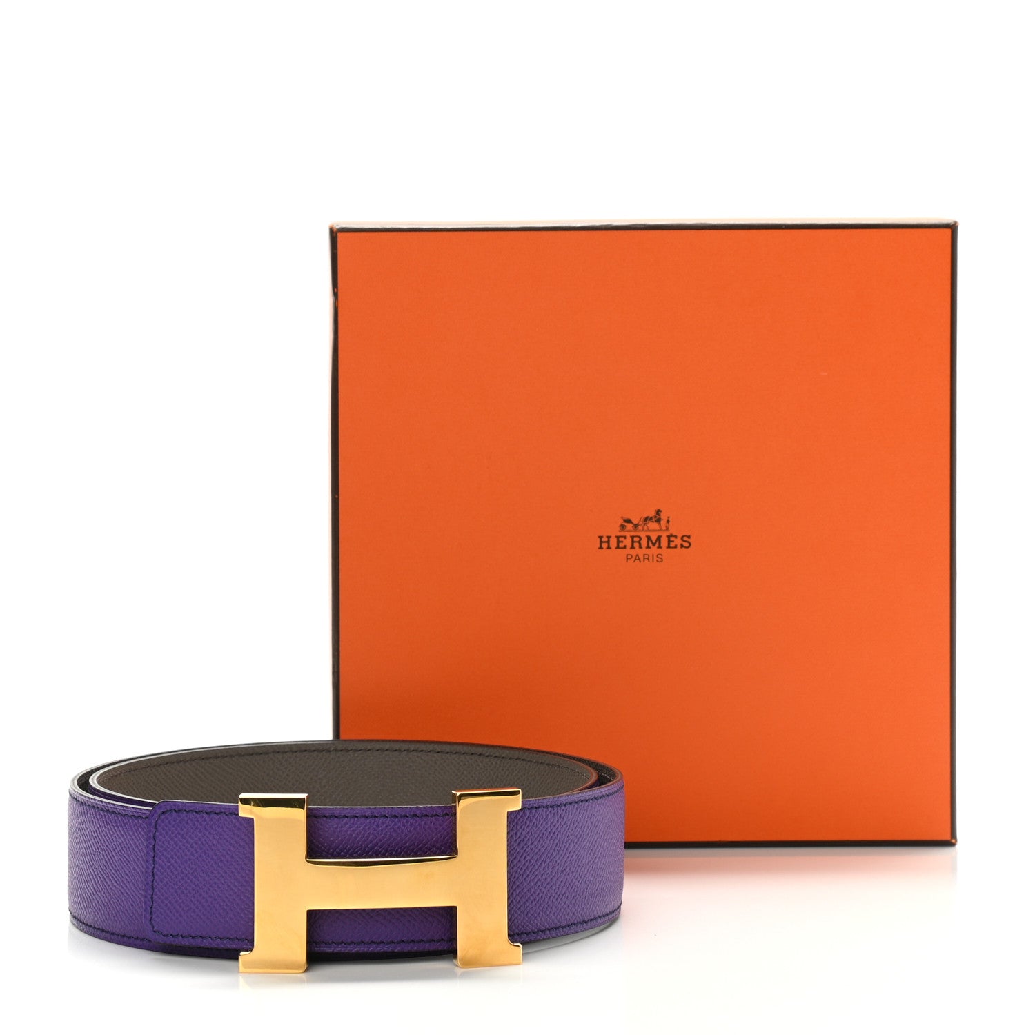 Hermes Epsom 38mm Constance H Belt 90 Crocus Etain 5 of 5