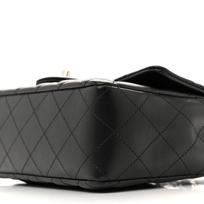 Chanel Lambskin Quilted Mini Rectangular Flap Black 10 of 11