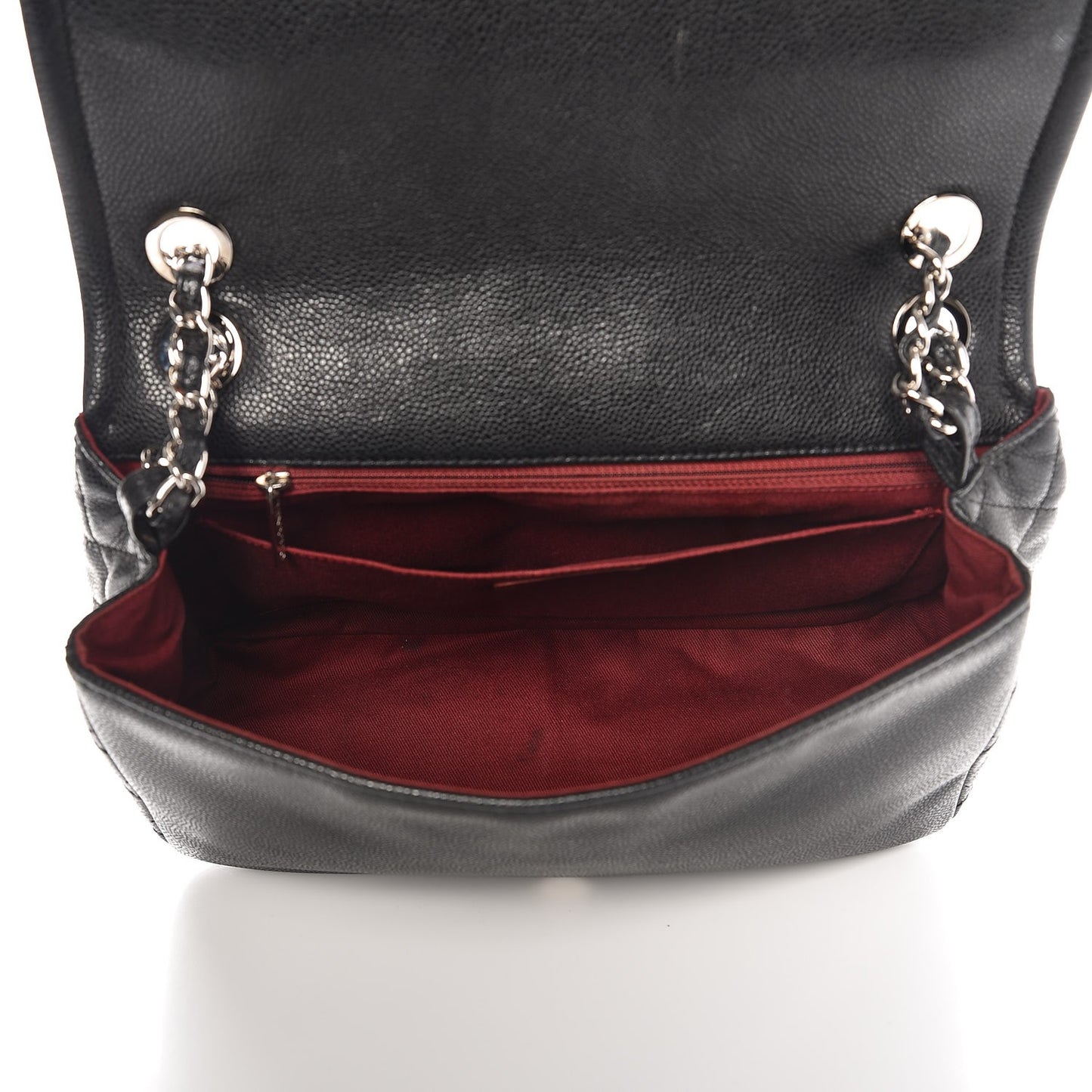 Caviar Large Timeless CC Flap Black