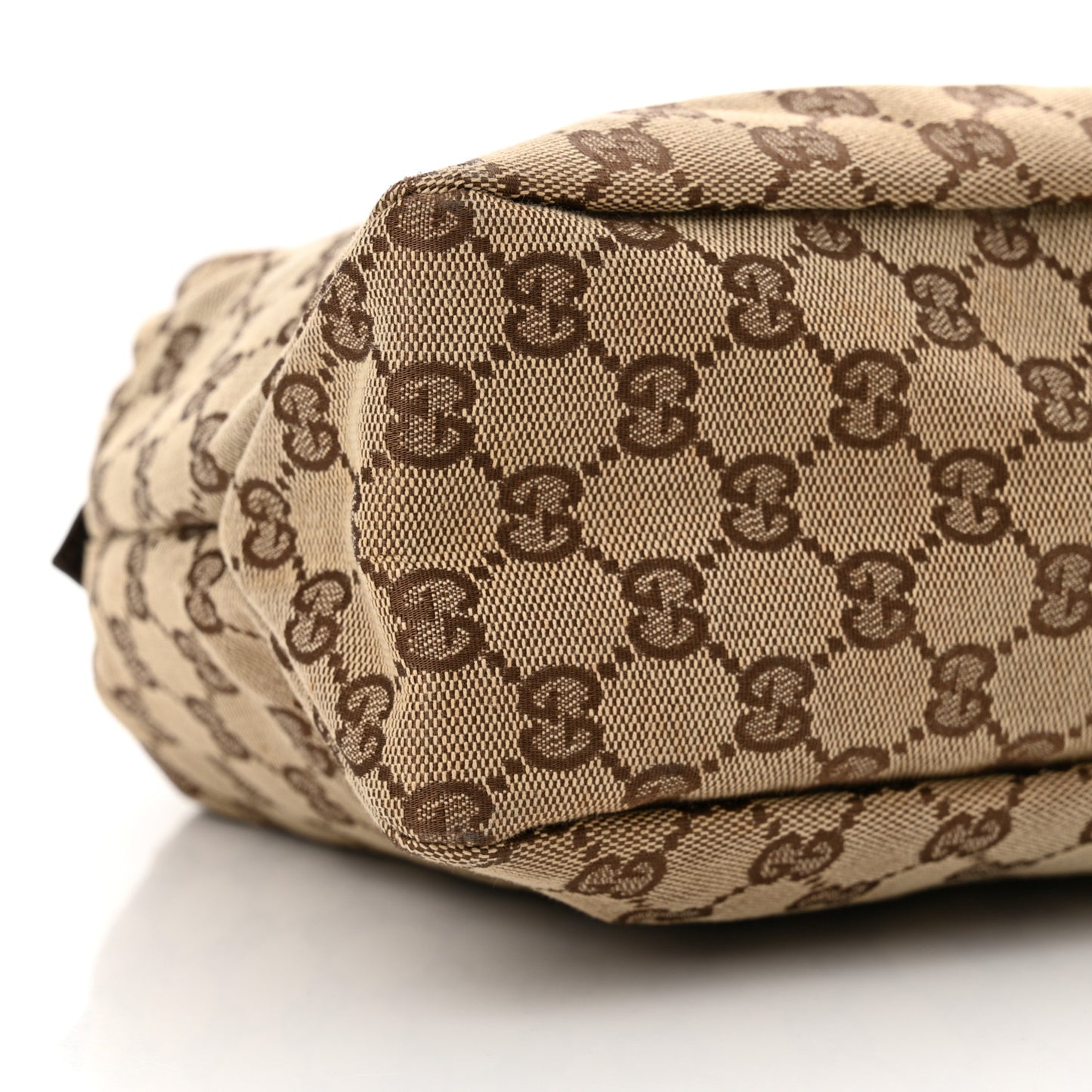 Monogram Medium Horsebit Chain Hobo Dark Brown
