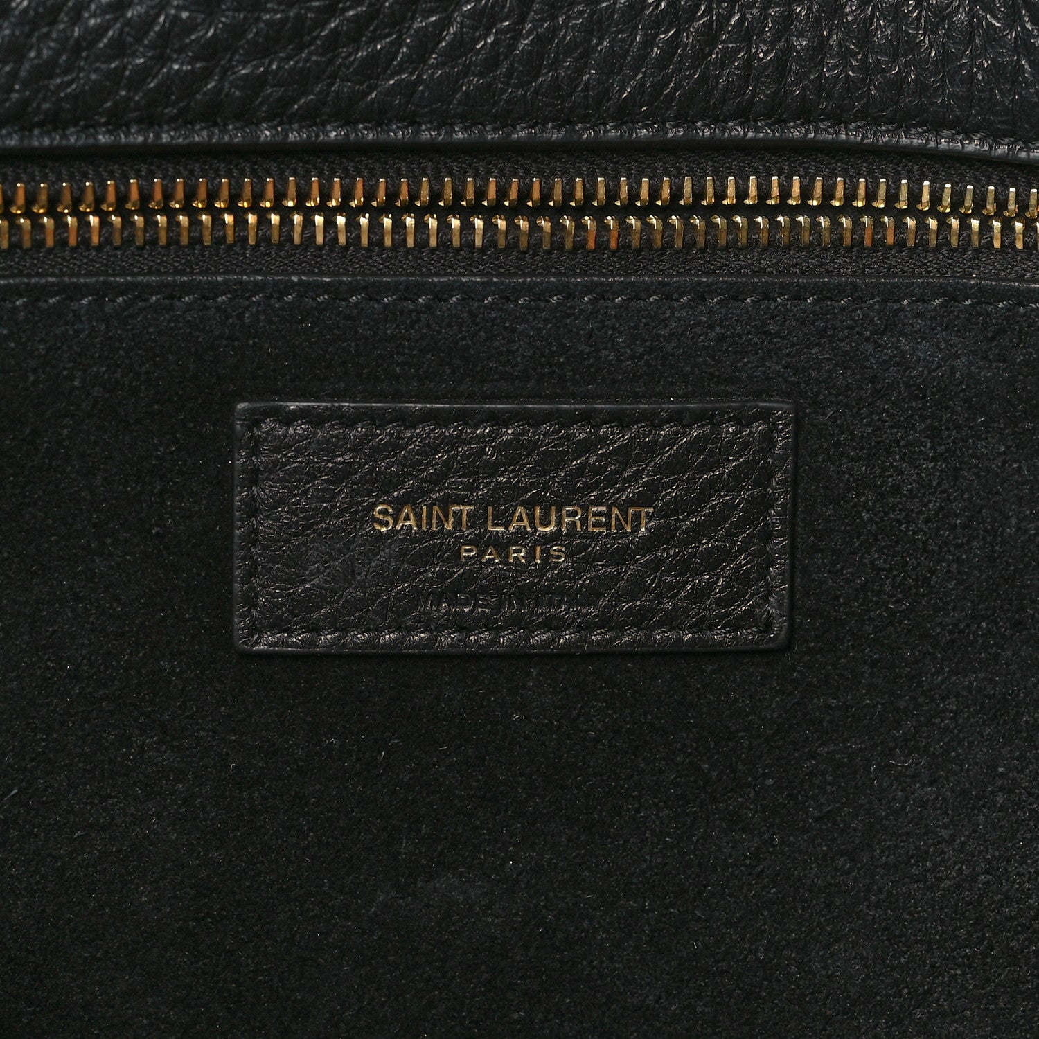 Saint Laurent Grained Deerskin Bea Tote Black 5 of 7