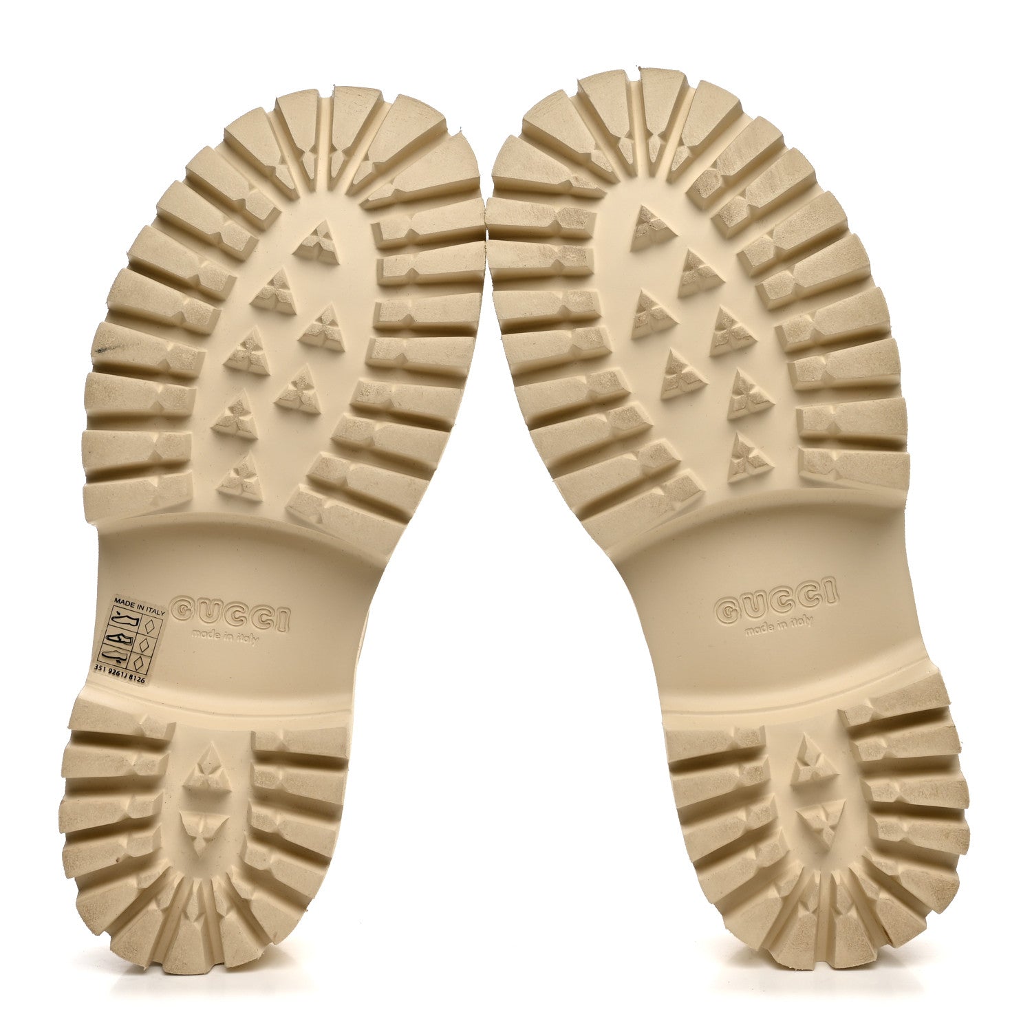 Gucci Rubber Monogram GG Go Through Platform Slide Clogs 41 Mystic White 6 of 10