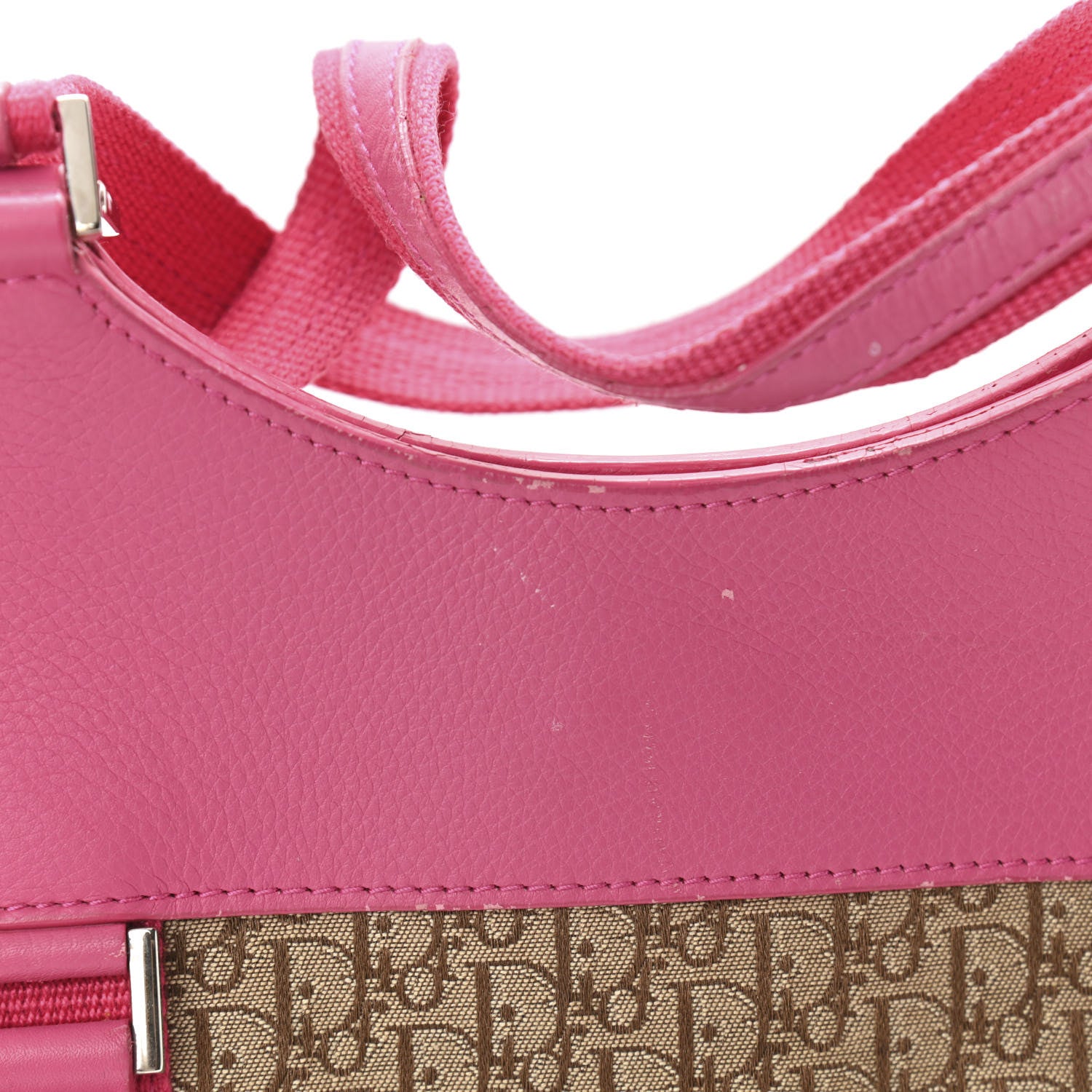 Christian Dior Monogram Street Chic Shoulder Bag Beige Pink 13 of 13