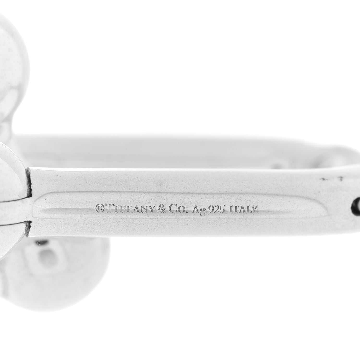 Tiffany Sterling Silver Extra Large HardWear Link Earrings 4 of 4