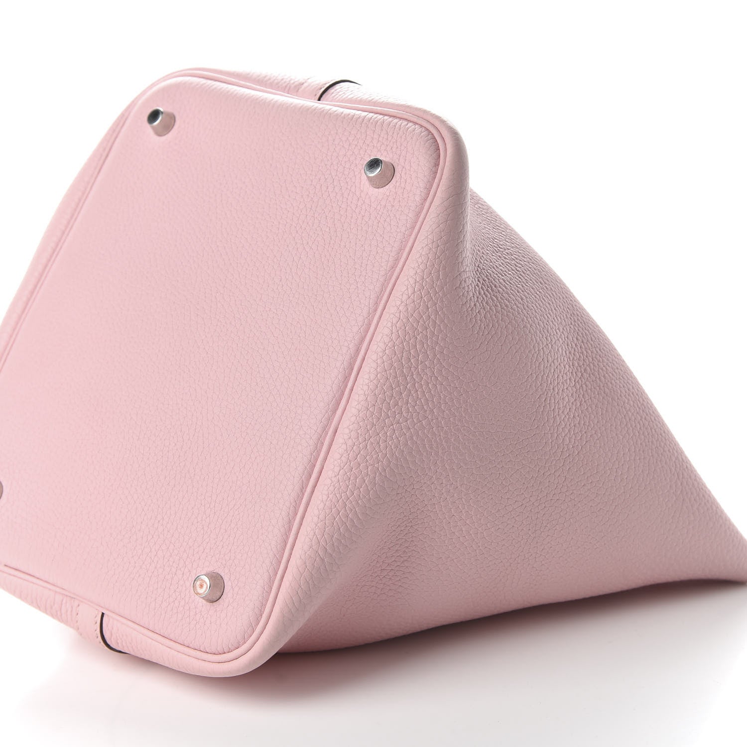 Hermes Taurillon Clemence Picotin Lock 22 MM Rose Sakura 7 of 11