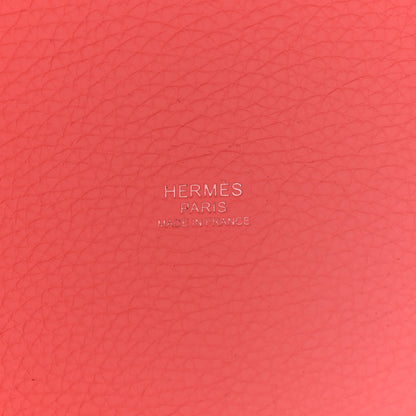 Hermes Taurillon Clemence Picotin Lock 18 PM Rose Sakura 6 of 12