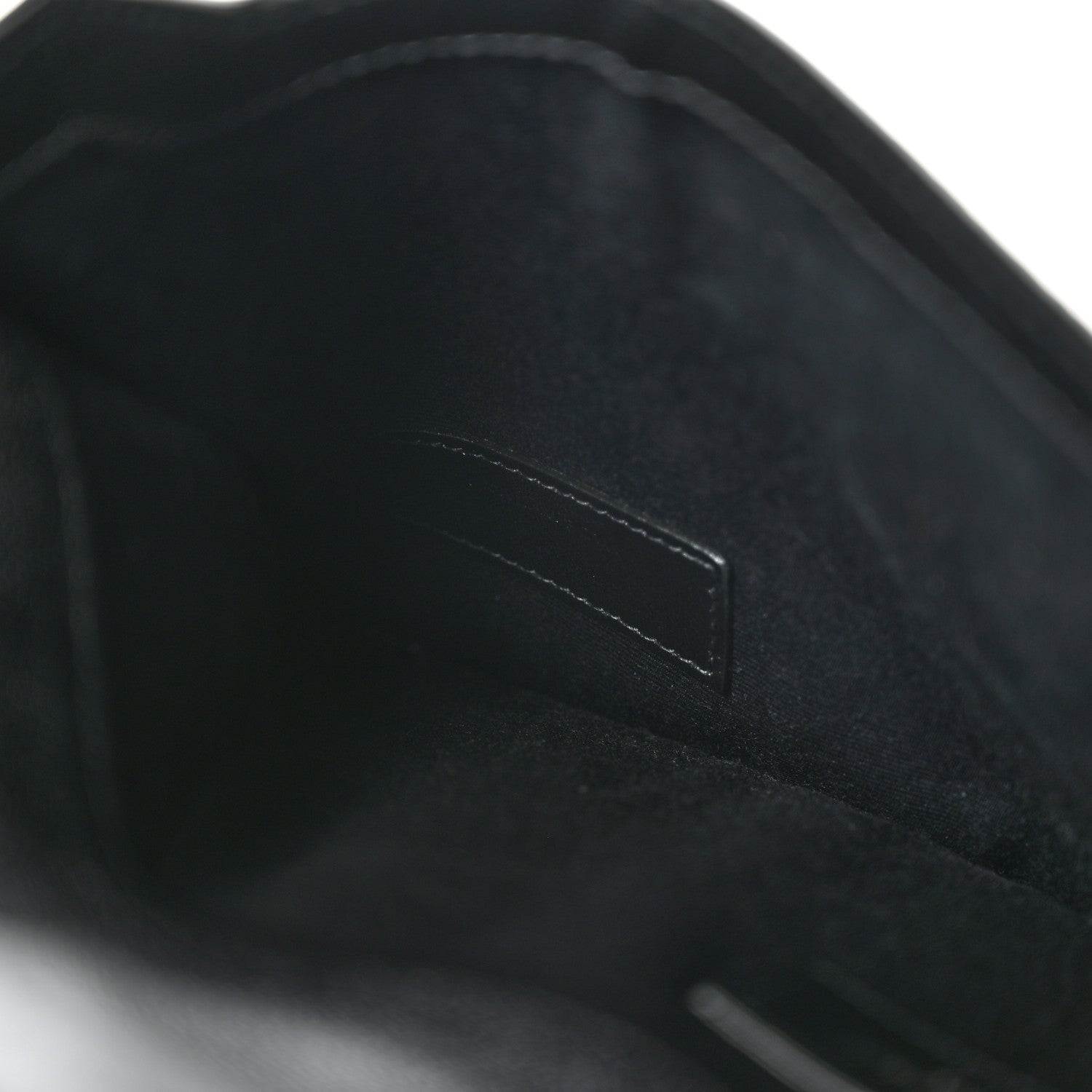 Saint Laurent Grain De Poudre Uptown Pouch Black 7 of 8