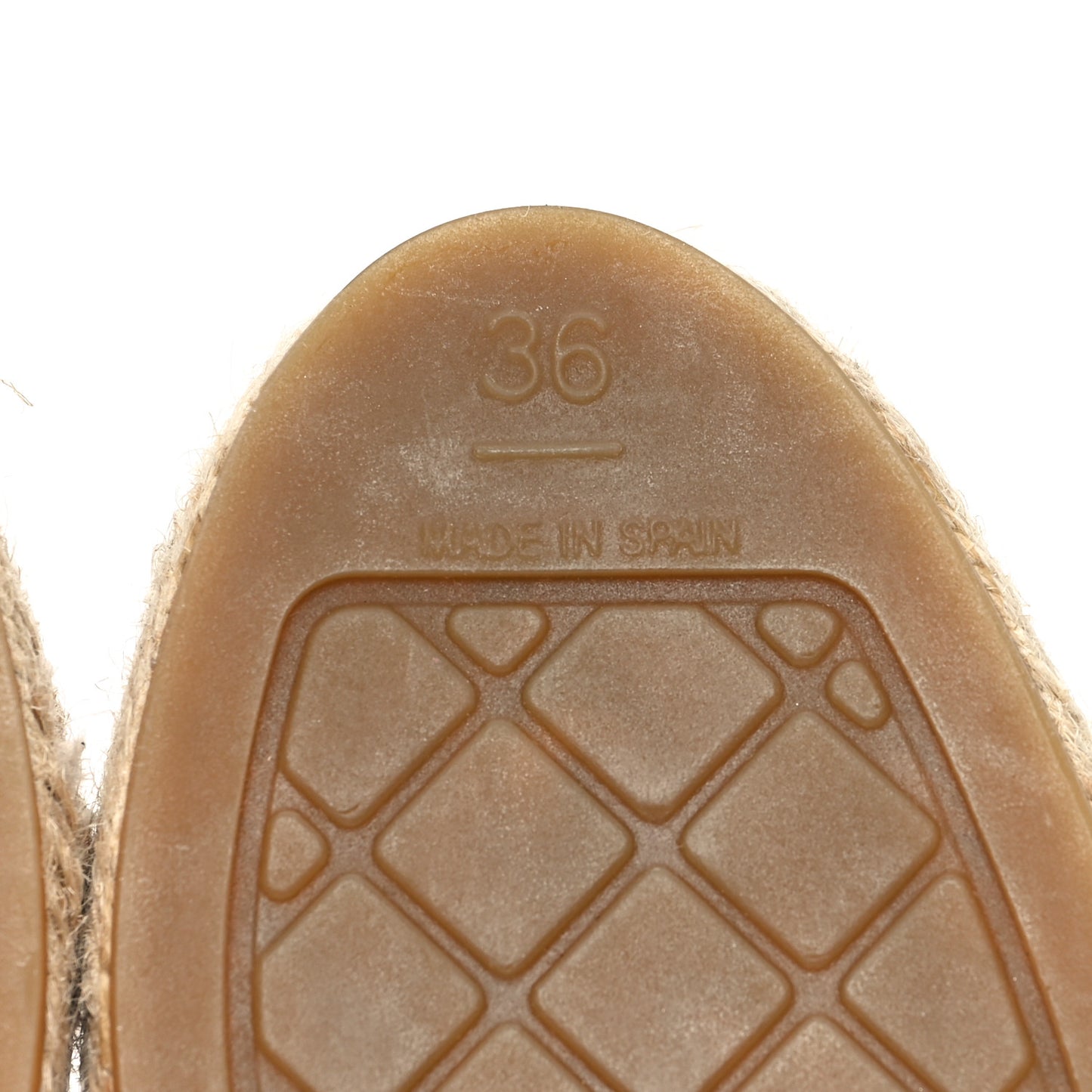 Tweed Lambskin CC Espadrilles 36 Pink