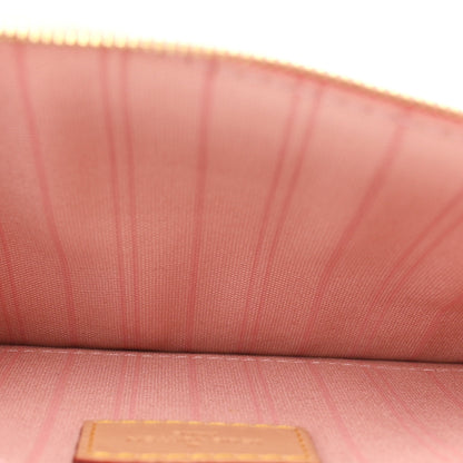 Louis Vuitton Damier Azur Neverfull MM GM Pochette Rose Ballerine 5 of 8