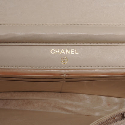 Chanel Caviar Wallet on Chain WOC Beige 6 of 7
