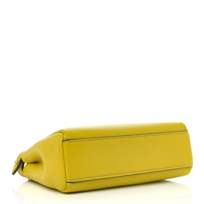 Fendi Shiny Nappa Micro Peekaboo Iconic Satchel Lime 4 of 11
