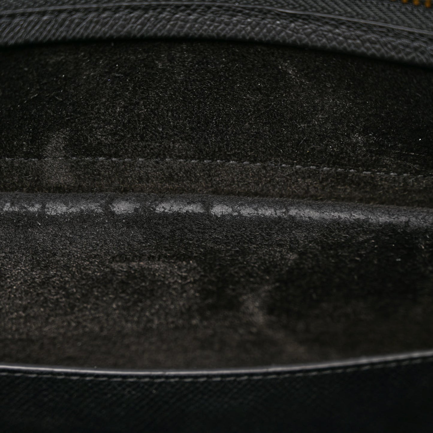 Grained Calfskin Micro Belt Bag Black