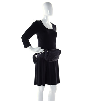 Christian Dior Nylon Saddle Belt Bag Black 3 of 11
