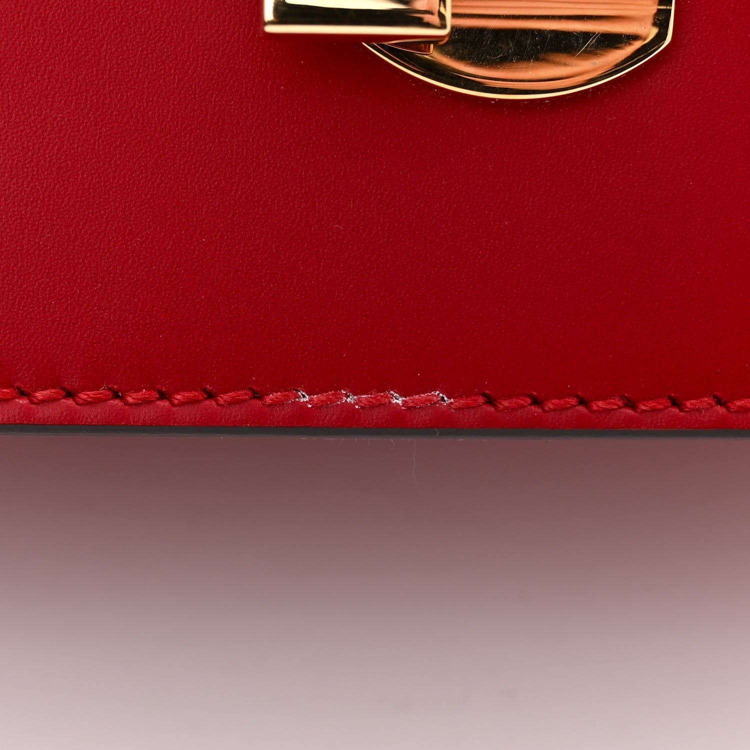Gucci Calfskin Mini Sylvie Top Handle Bag Hibiscus Red 11 of 11