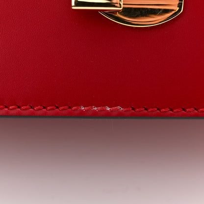 Gucci Calfskin Mini Sylvie Top Handle Bag Hibiscus Red 11 of 11