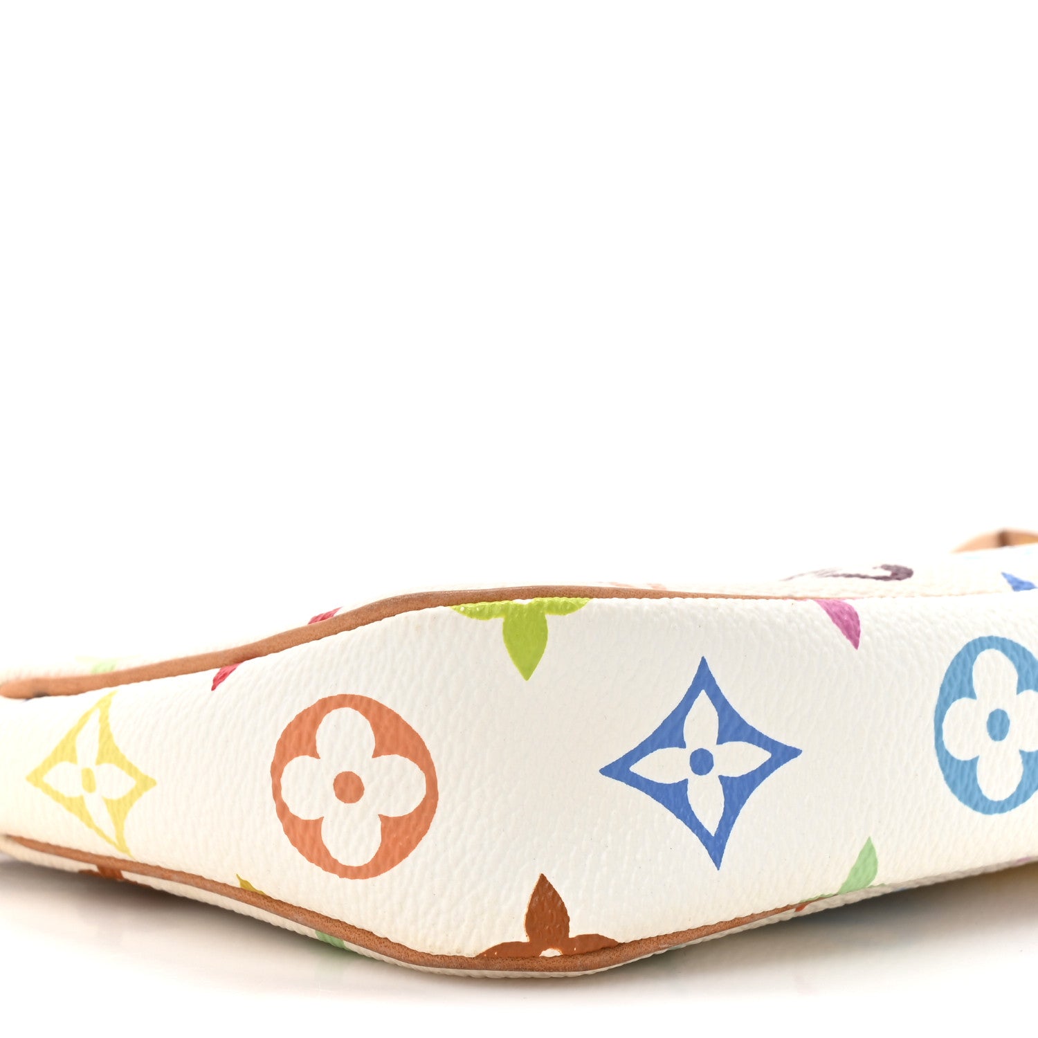 Louis Vuitton Monogram Multicolor Pochette Accessories White 10 of 12