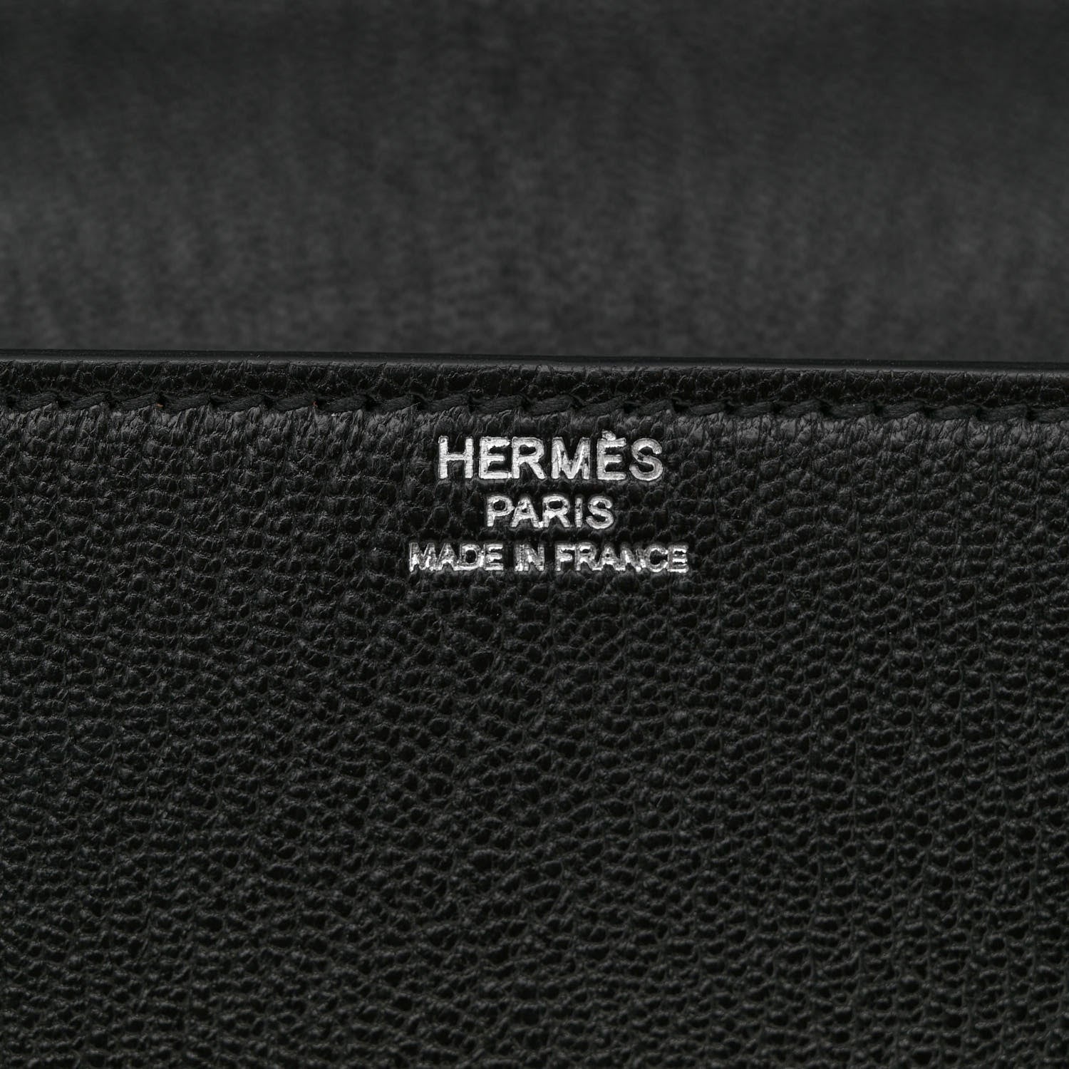 Hermes Chevre Chamkila Cinhetic Boxy Top Handle Bag Black 6 of 11