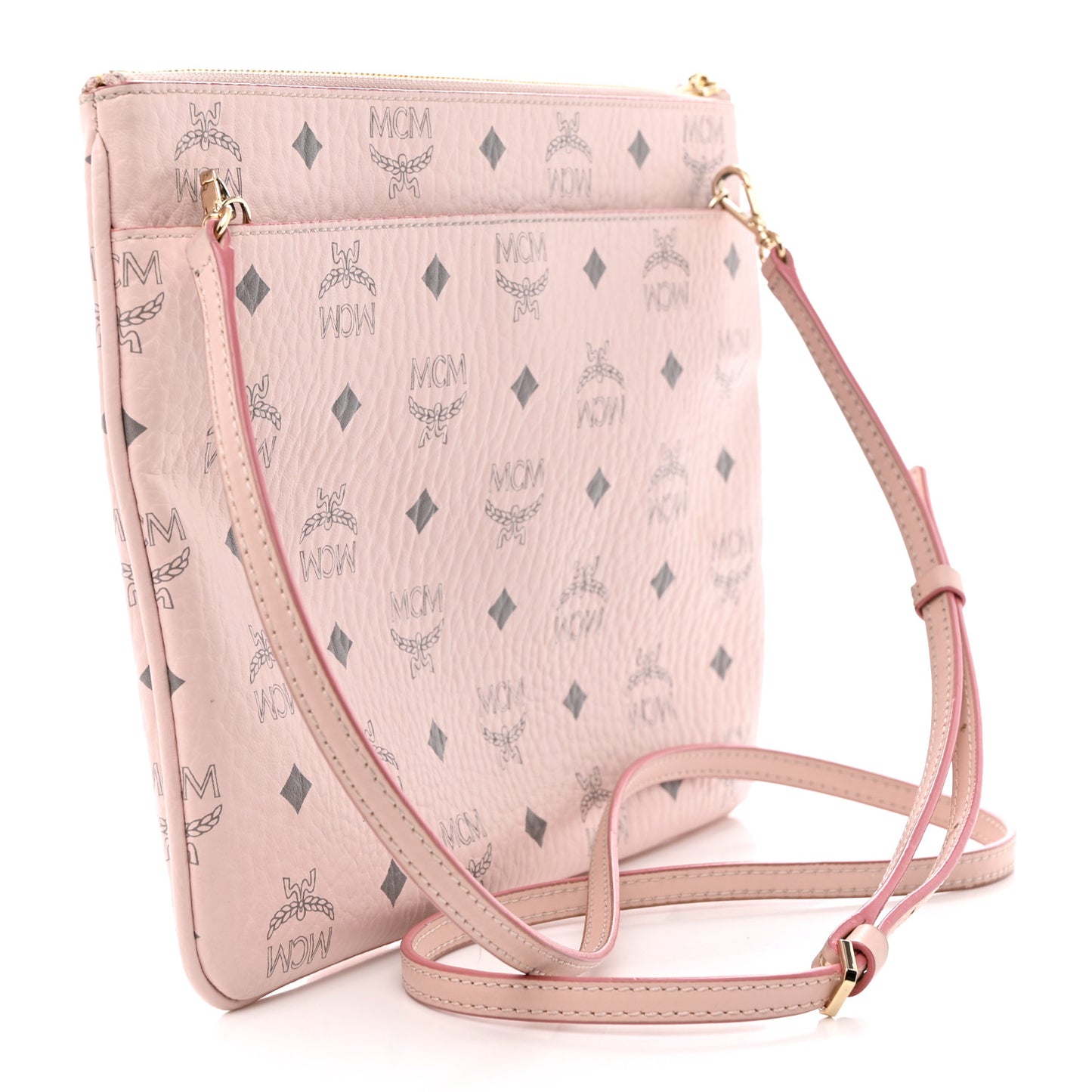 Visetos Medium Crossbody Pouch Soft Pink