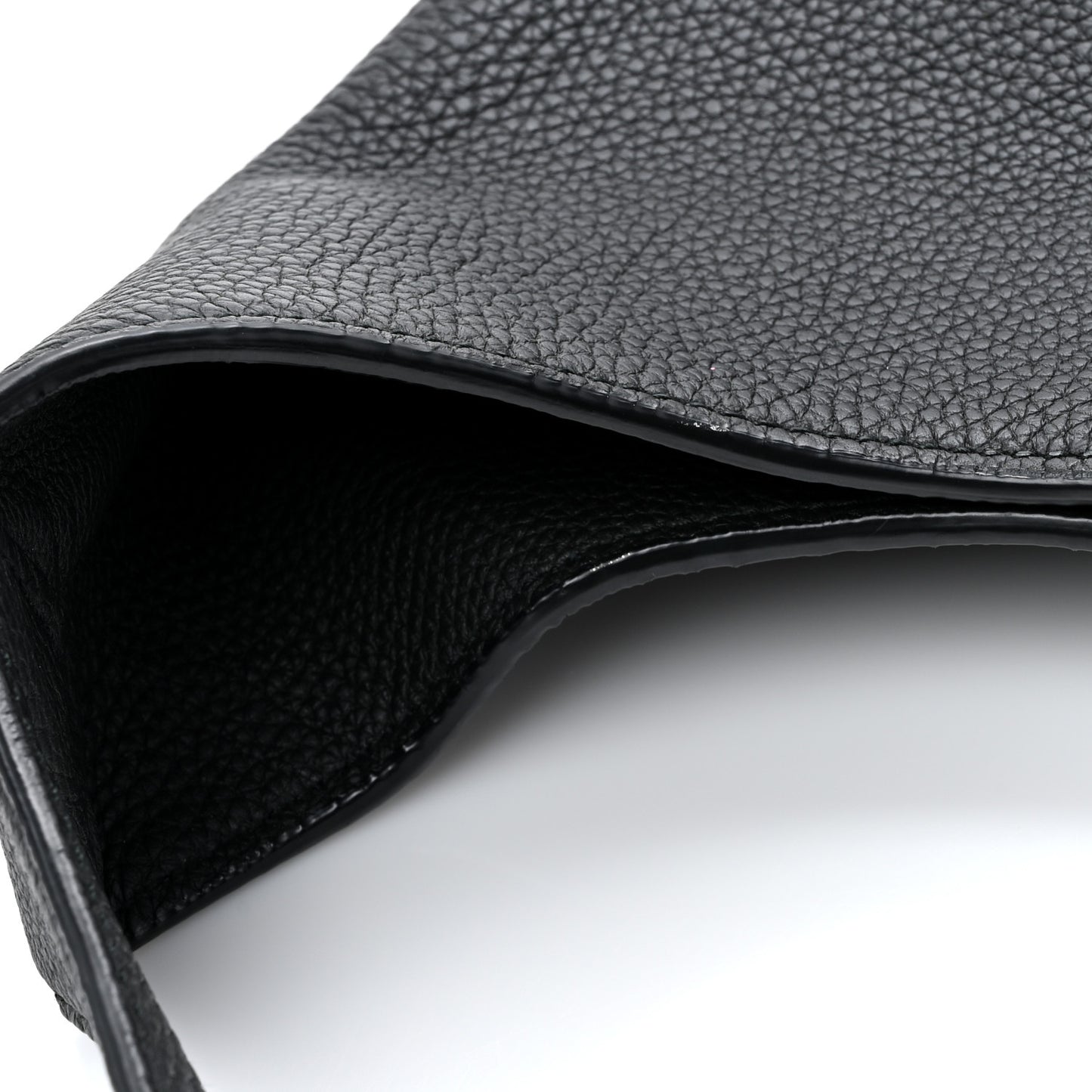 Soft Grained Calfskin Large Jackie Hobo Black