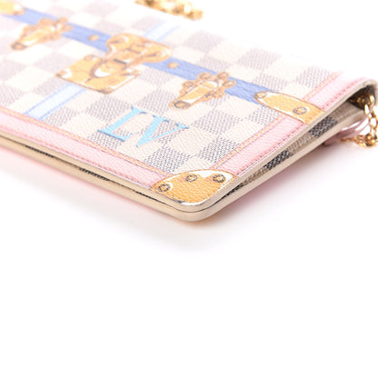 Louis Vuitton Damier Azur Summer Trunks Pochette Weekend 9 of 11