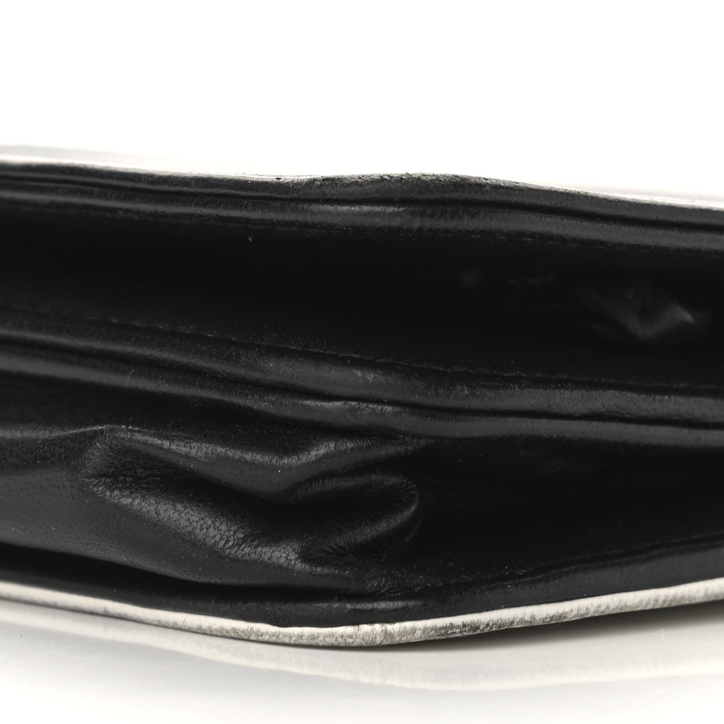 Lambskin Boy Wallet on Chain WOC So Black