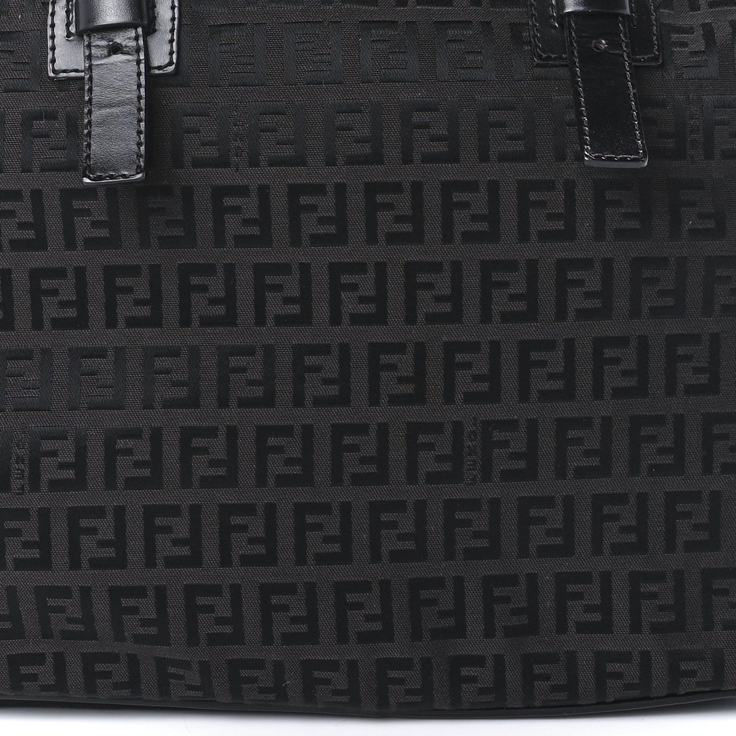 Fendi Zucchino Satchel Dark Brown 6 of 12