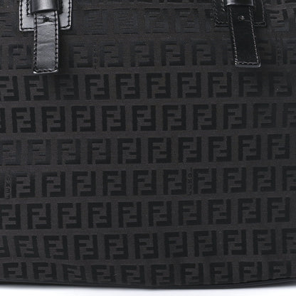 Fendi Zucchino Satchel Dark Brown 6 of 12