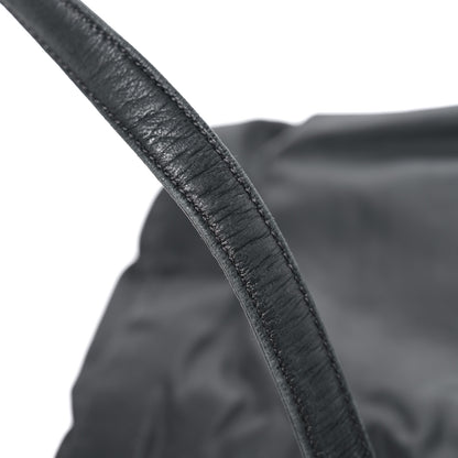 Prada Tessuto Nylon Chain Shoulder Bag Asfalto 19 of 19