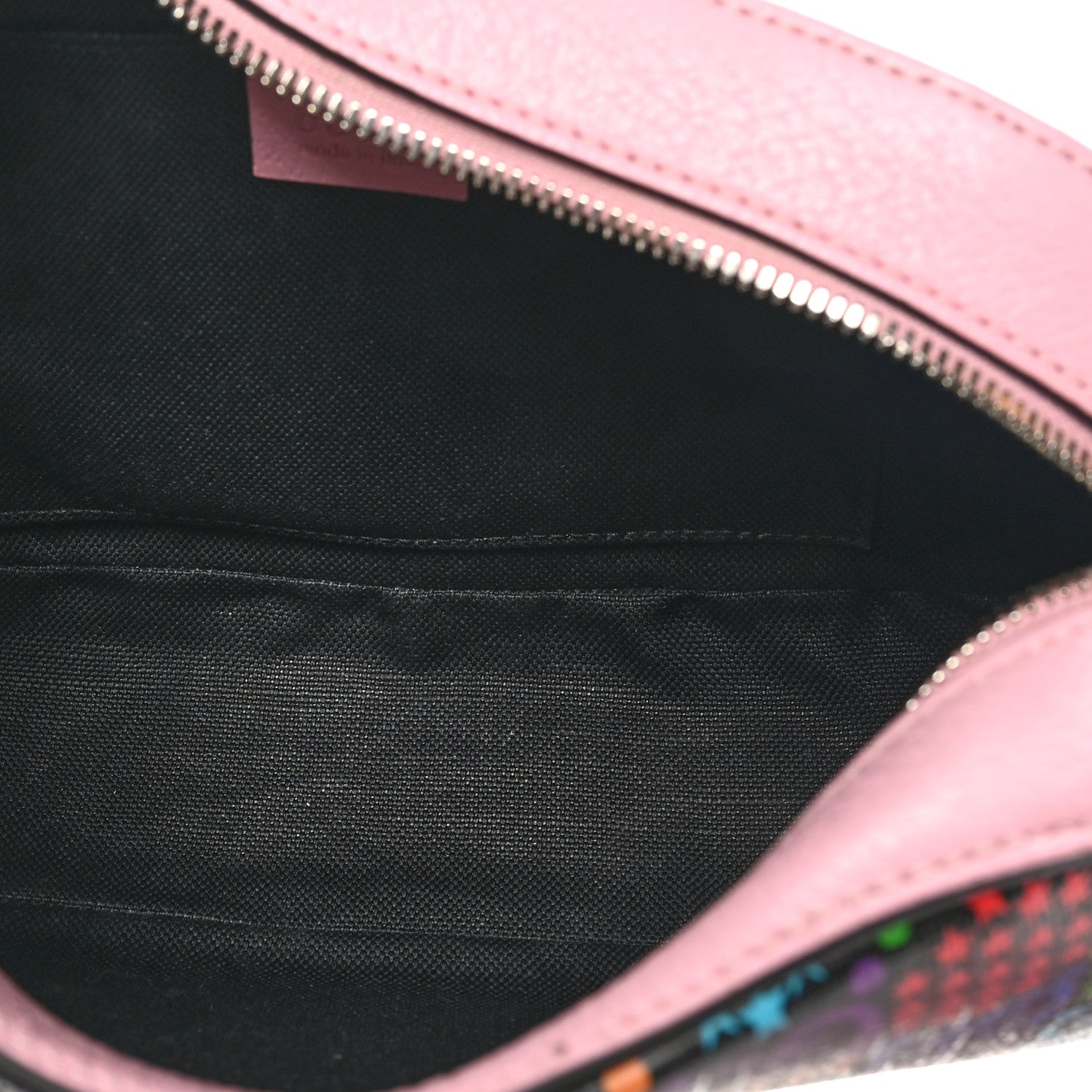Gucci GG Supreme Monogram Psychedelic Shoulder Bag Black Multicolor Sugar Pink 5 of 10