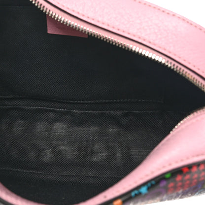 Gucci GG Supreme Monogram Psychedelic Shoulder Bag Black Multicolor Sugar Pink 5 of 10
