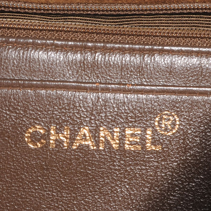 Chanel Suede Quilted Shoulder Bag Brown 9 of 9