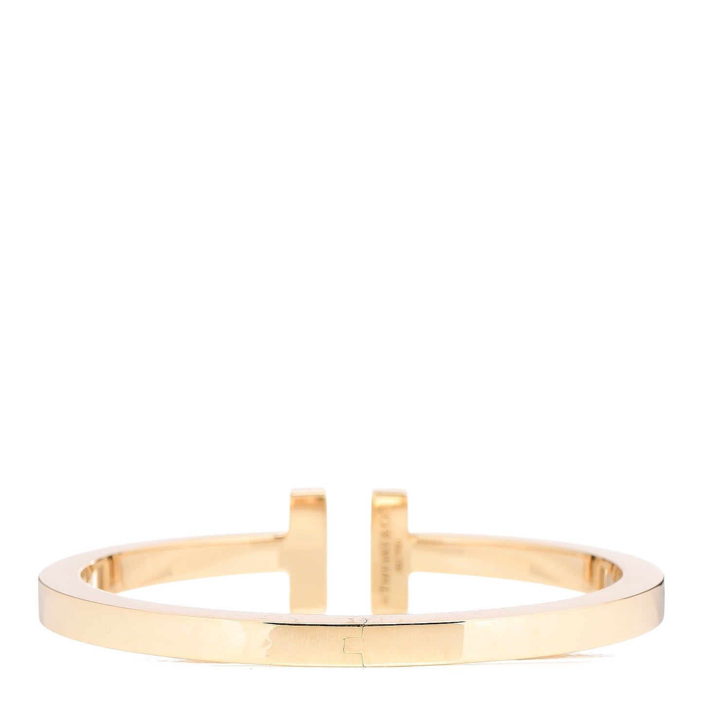 18K Yellow Gold T Square Bracelet