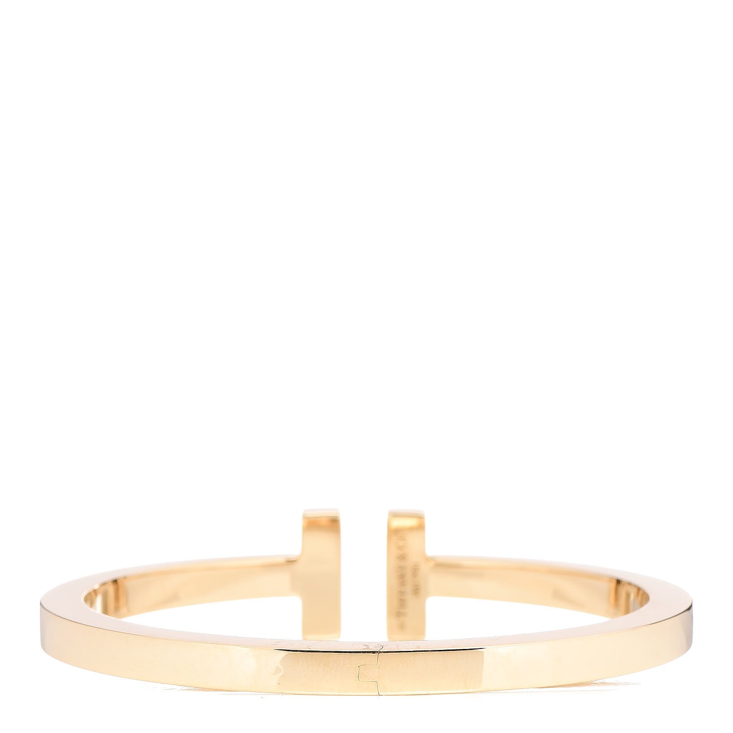 Tiffany 18K Yellow Gold T Square Bracelet 3 of 4