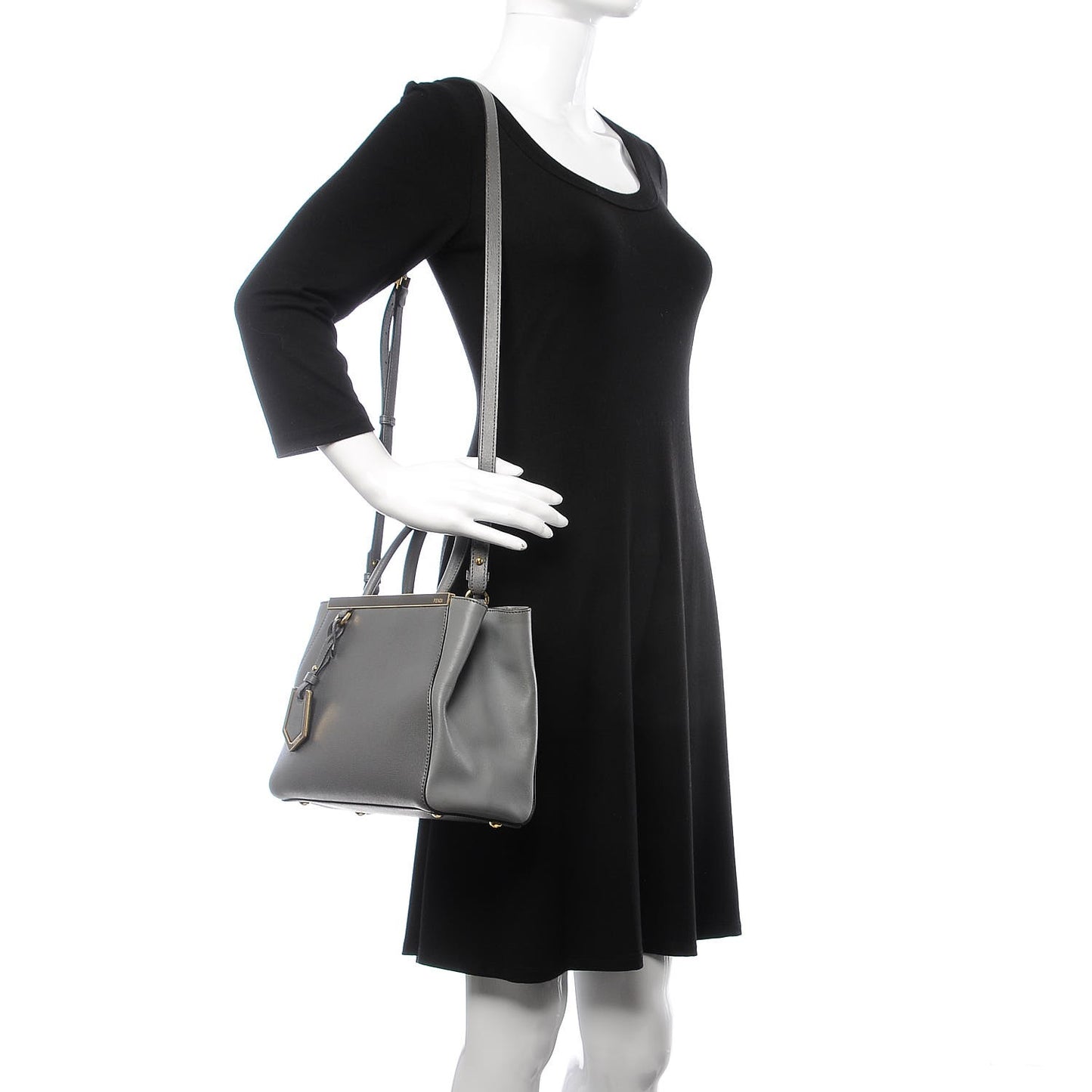 Vitello Elite Petite 2Jours Tote Grigio Grigio Chiaro