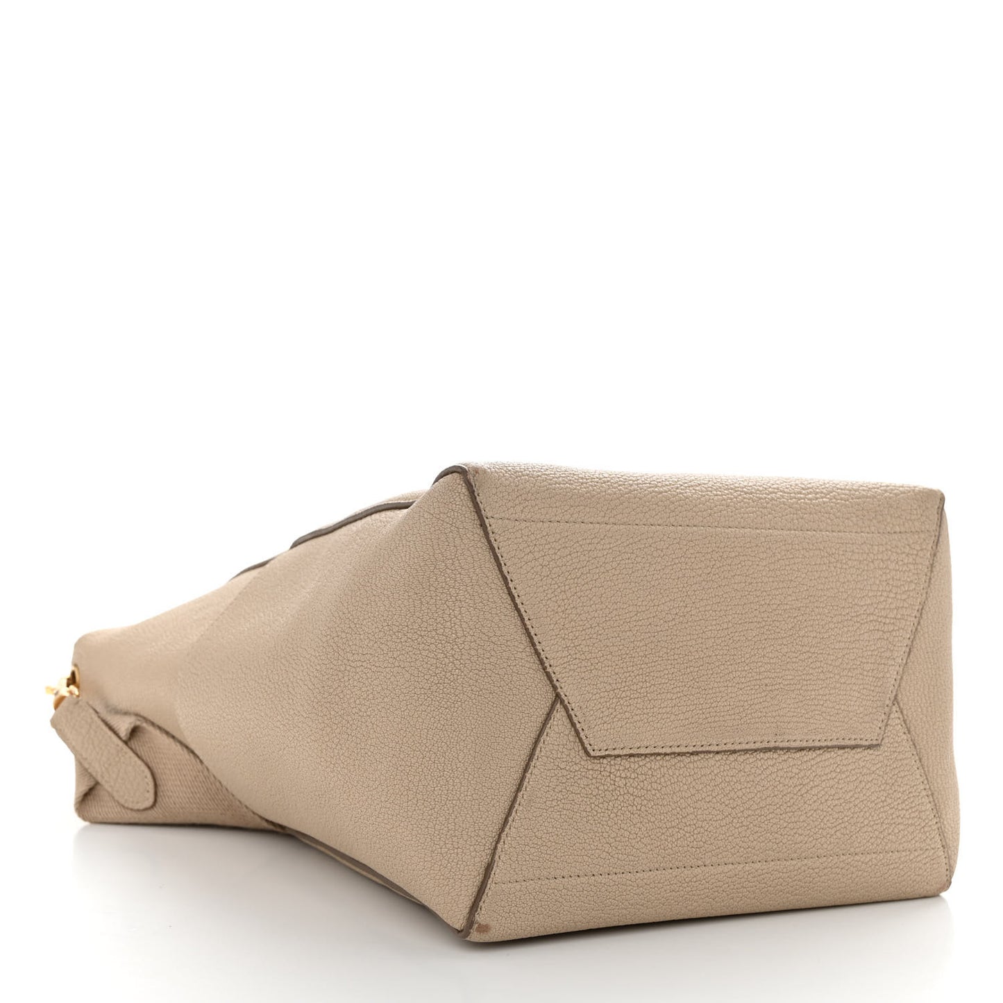 Goatskin Sangle Bucket Bag Dune