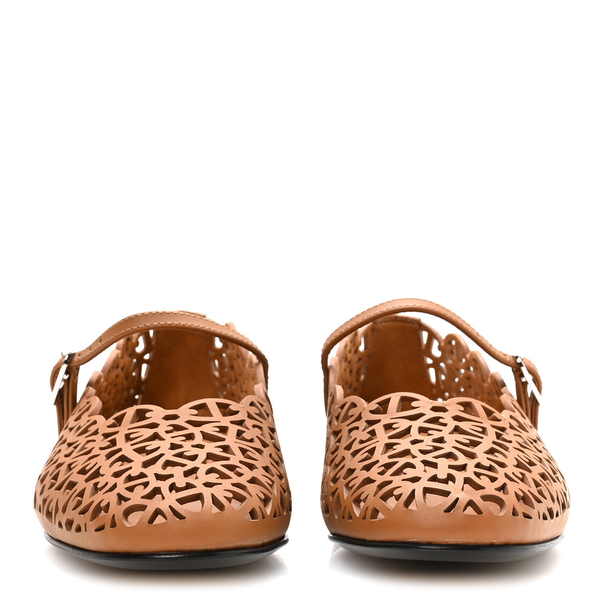 Hermes Calfskin Meli Ballet Flats 36 Naturel 3 of 9
