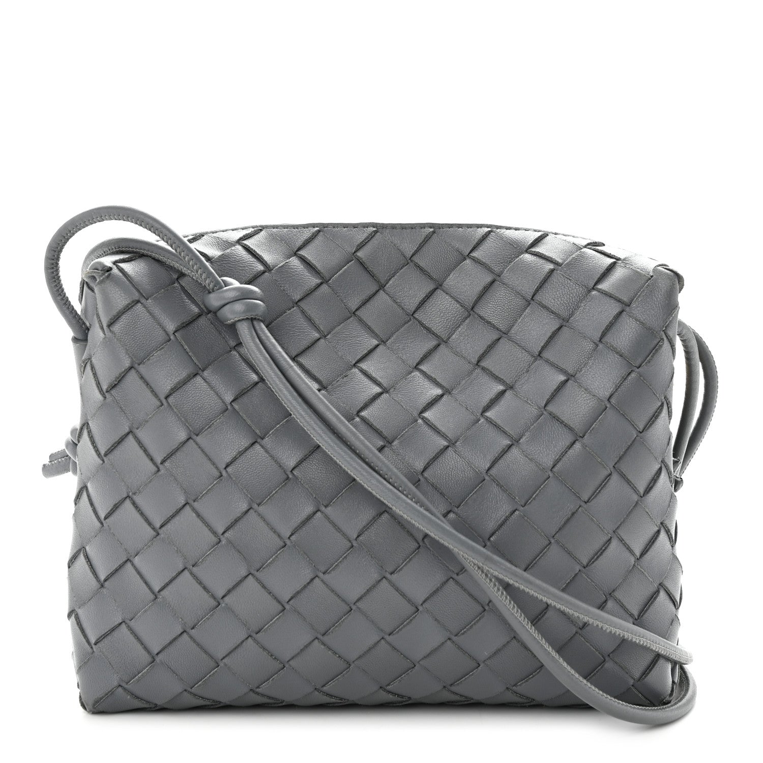 Bottega Veneta Nappa Intrecciato Small Loop Camera Bag Thunder 1 of 9