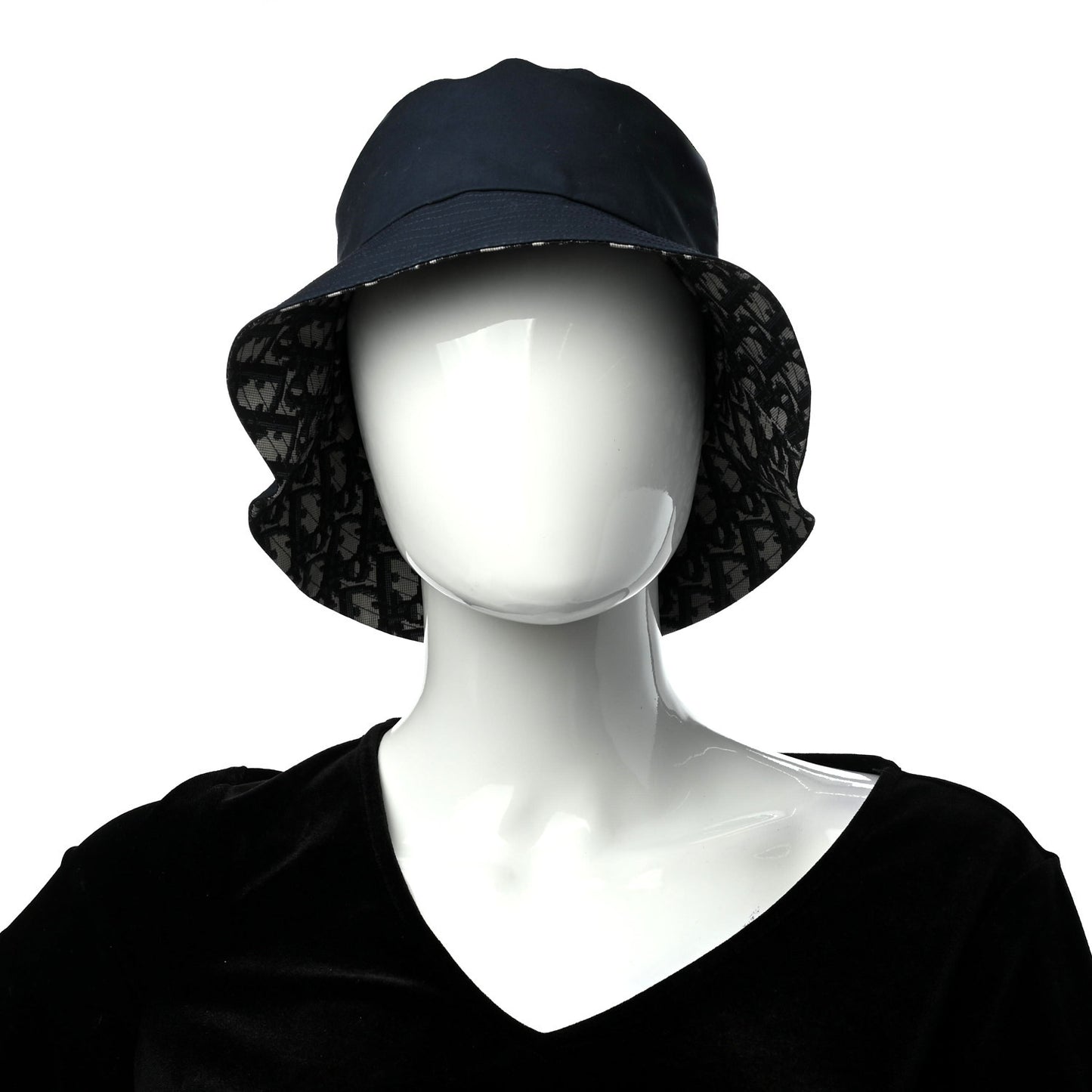 Oblique Reversible Teddy-D Brim Bucket Hat 57 Blue